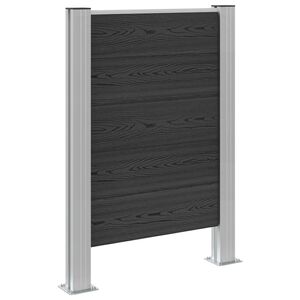 vidaXL &Icirc;mprejmuire pentru Coș de Gunoi Gri 85 x 12 x 115 cm