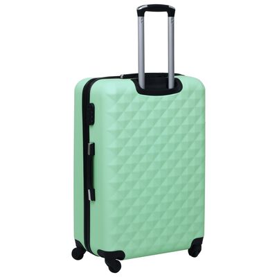vidaXL Set de valize cu carcasă rigidă, 3 piese, verde mentă, ABS