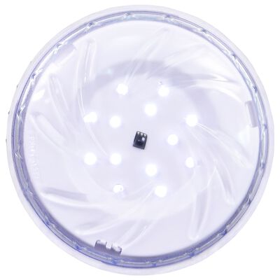 vidaXL Lampă LED plutitoare de piscină, cu telecomandă, alb