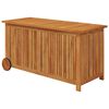 vidaXL Ladă de depozitare de grădină cu roți, 113x50x58 cm lemn acacia