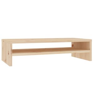 vidaXL Stand pentru monitor, 50x24x13 cm, lemn masiv de pin