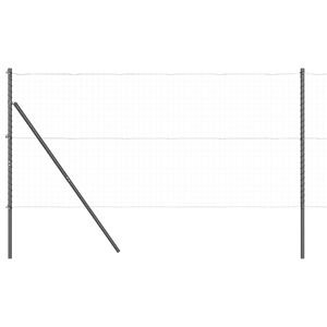 vidaXL St&acirc;lp de gard. 52 pcs Gri 3,2 x 3,2 x 170 cm