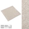 vidaXL Covor 20 pcs Bej deschis 50 x 50 cm 100% polipropilenă