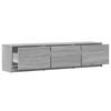 vidaXL Cabinet TV cu led Gri Sonoma 165 x 34 x 40 cm Lemn compozit
