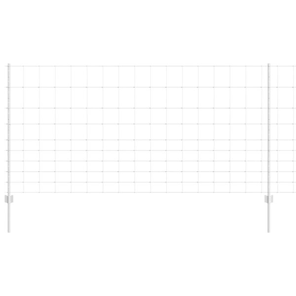 vidaXL Gard cu St&acirc;lp Argintiu 1,2 x 25 m Oțel