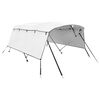 vidaXL Parasolar Bimini 4 arcuri pereți laterali, 243x(200-213)x137 cm