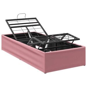 vidaXL Cadru Electric Ajustabil pentru Pat Roz 200 x 70 x 33,5 cm Oțel