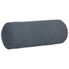 vidaXL Perne Bolster 2 pcs Gri închis Ø 15 x 40 cm