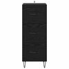 vidaXL Bufet cu sertar Stejar negru 34 x 34.5 x 90 cm Lemn compozit