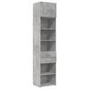 vidaXL Dulap depozitare slim gri beton 50x42,5x225 cm lemn prelucrat