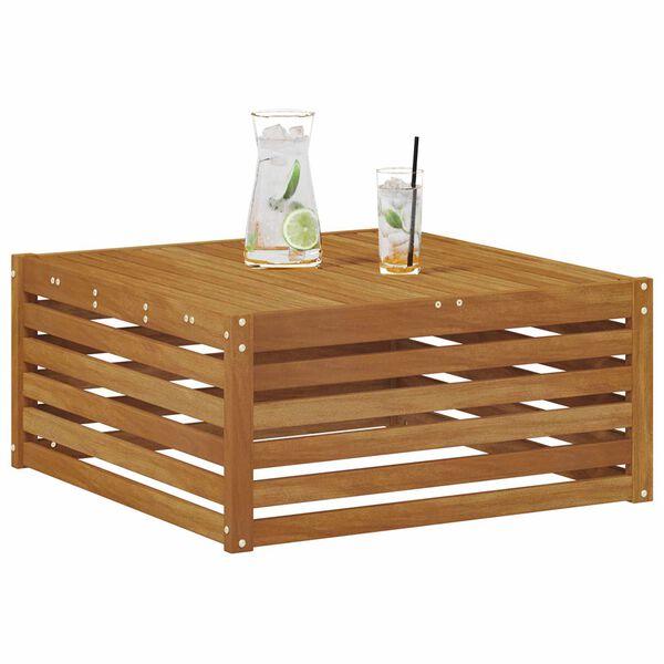 vidaXL Canapea de exterior cu braț final natural 115 x 83 x 73 cm