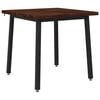 vidaXL Masă de dining pătrată 60 x 55 x 75 cm Lemn Solid de Acacia