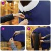 vidaXL Pătură pentru cai Albastru marin 115 cm Fleece polar
