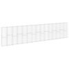 vidaXL Perete gabion cu capace, 900 x 30 x 200 cm, oțel galvanizat