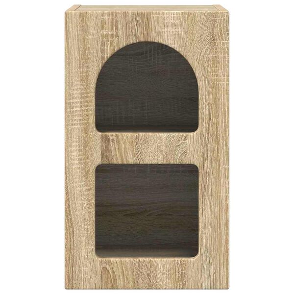 vidaXL Noptieră Stejar Sonoma 29.5 x 35 x 50 cm Lemn compozit