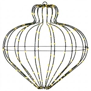 vidaXL Lumină decorativă de Crăciun 192 LED-uri Alb cald