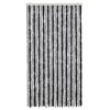 vidaXL Perdea pentru insecte, gri și negru, 100x230 cm, chenille