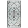 vidaXL Covor de exterior, verde și gri, 80x150 cm, țesătură plată