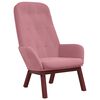 vidaXL Scaun de relaxare, roz, catifea