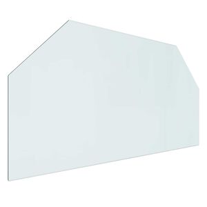 vidaXL Placă de sticlă pentru semineu Transparent 100 x 50 cm Sticlă