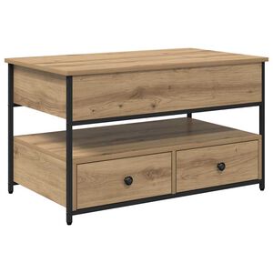 vidaXL Masă de cafea Stejar Artizanal 85 x 50 x 50 cm Lemn compozit