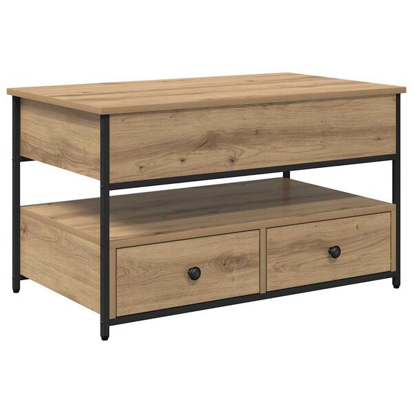 vidaXL Masă de cafea Stejar Artizanal 85 x 50 x 50 cm Lemn compozit