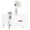 vidaXL Măsuță de cafea, 2 buc., alb extralucios, 50x50x40 cm