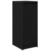 vidaXL Dulap Pantofi Stejar Negru 29,5x34x76 cm Lemn prelucrat
