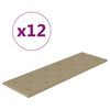vidaXL Panouri de perete 12 buc. cappuccino 90x30 cm piele eco 3,24 m&sup2;