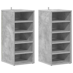 vidaXL Sisteme de &icirc;ncălțăminte 31,5 x 35 x 70 cm Gri Beton