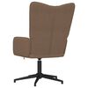 vidaXL Scaun de relaxare, maro, material textil