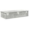 vidaXL Raft de perete cu sertare Gri beton 80x31x17 cm Lemn prelucrat
