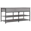vidaXL Bancă de pantofi, gri sonoma, 100x42,5x50 cm, lemn prelucrat