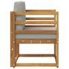 vidaXL Canapea de exterior Lemn de acacia solid și poliester