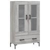 vidaXL Dulap gri Sonoma 69,5x31x115 cm, lemn prelucrat