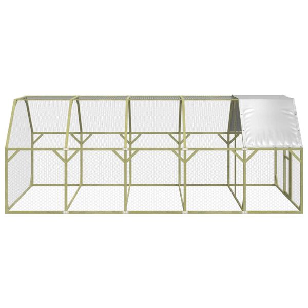 vidaXL Coteț de găini, 268x500x190 cm, lemn masiv de pin tratat