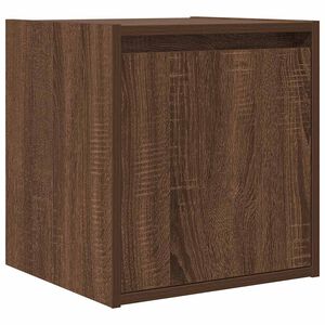 vidaXL Noptiera montata pe perete Stejar maro 38x34x40 cm