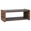 vidaXL Masă de cafea natural 90 x 45 x 35 cm Lemn masiv de mahon