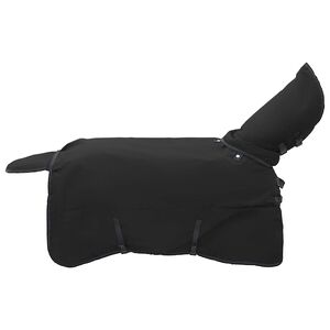 vidaXL Pătură pentru cai Verde &icirc;nchis și negru 75 cm Poliester
