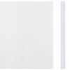 vidaXL Panouri intimitate grădină, 4 buc., alb, 35x0,19 m, PVC