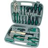 Br&uuml;der Mannesmann Set de unelte, 57 piese, verde, 29057