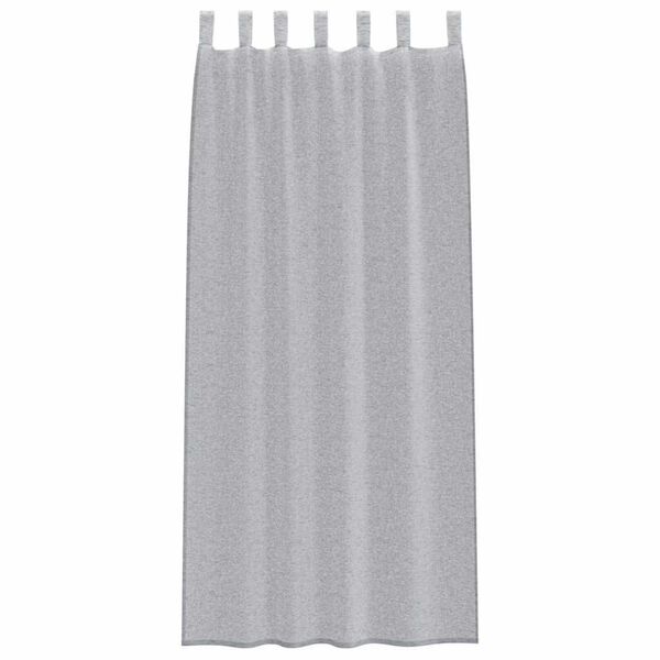 vidaXL Cortină din Voile 2 pcs Gri închis 225 x 140 cm Poliester