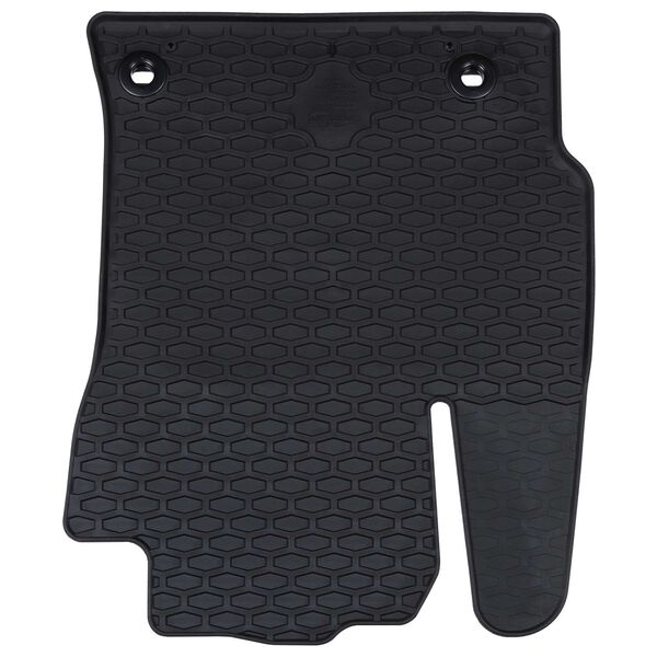 vidaXL Covor pentru mașină 4 pcs Negru Cauciuc