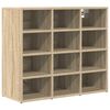 vidaXL Dulap pentru pantofi cu raft Stejar Sonoma 77,5 x 30 x 67 cm