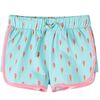 vidaXL Rochie de copii cu șnur, verde mentă deschis, 104
