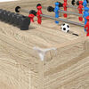 vidaXL Masă de Foosball Stejar Sonoma 125 x 60,5 x 80 cm Lemn compozit