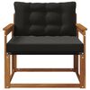 vidaXL Set de canapele de exterior Lemn solid de Acacia și Textilene