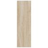 vidaXL Pantofare de perete, 2 buc., stejar sonoma, 80x18x60 cm, PAL