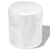 vidaXL Scaun/Masă laterală din aluminiu bătut la ciocan, argintiu
