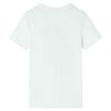 Tricou pentru copii cu m&acirc;neci scurte, ecru, 92
